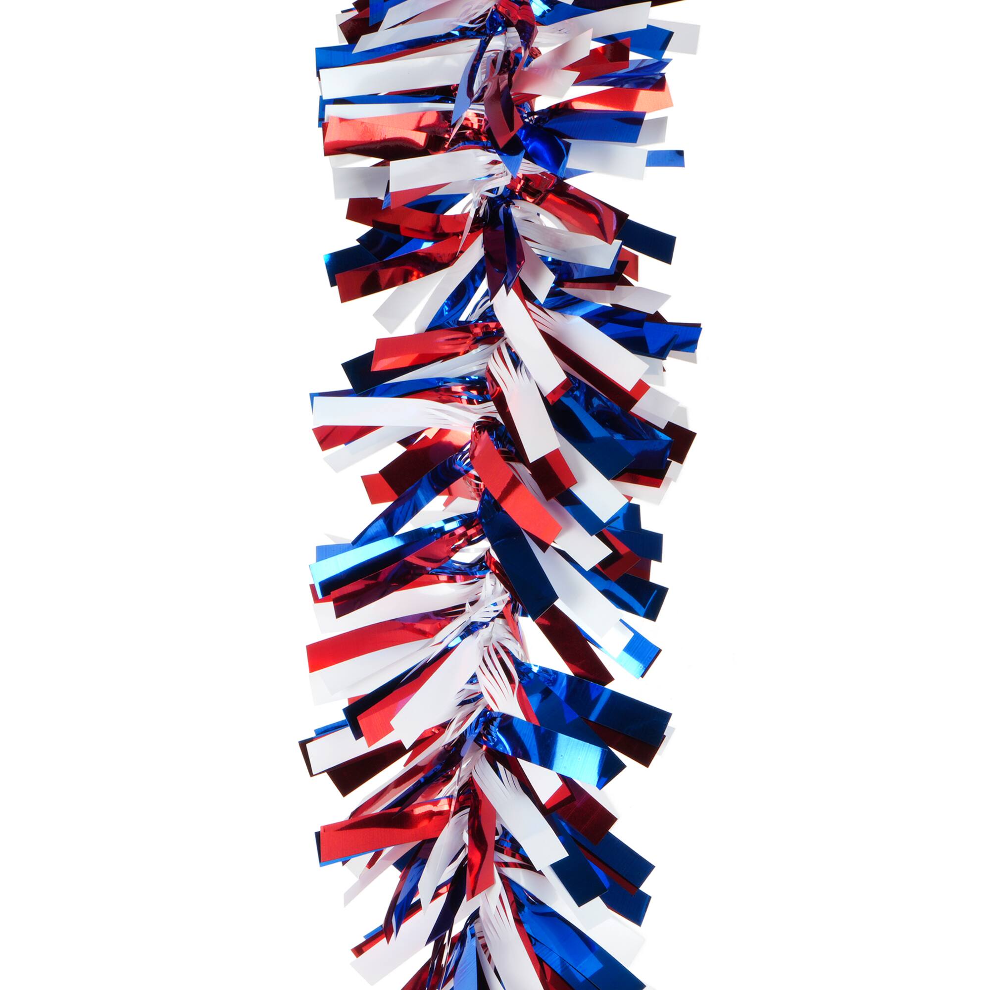 9ft. Red, White & Blue Tinsel Garland by Celebrate It™